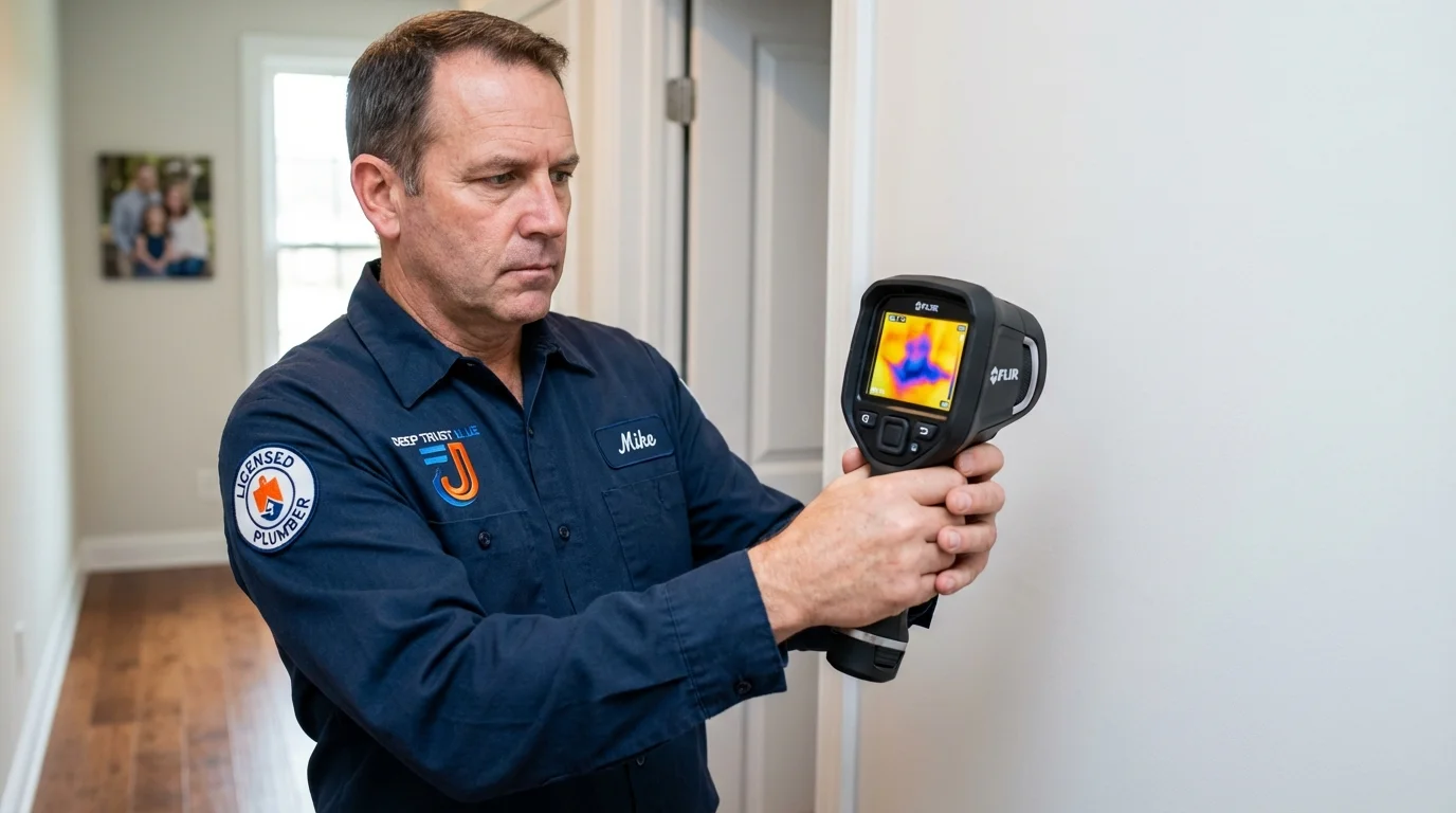 Thermal imaging leak detection by Johns Plumbing LLC in Jena